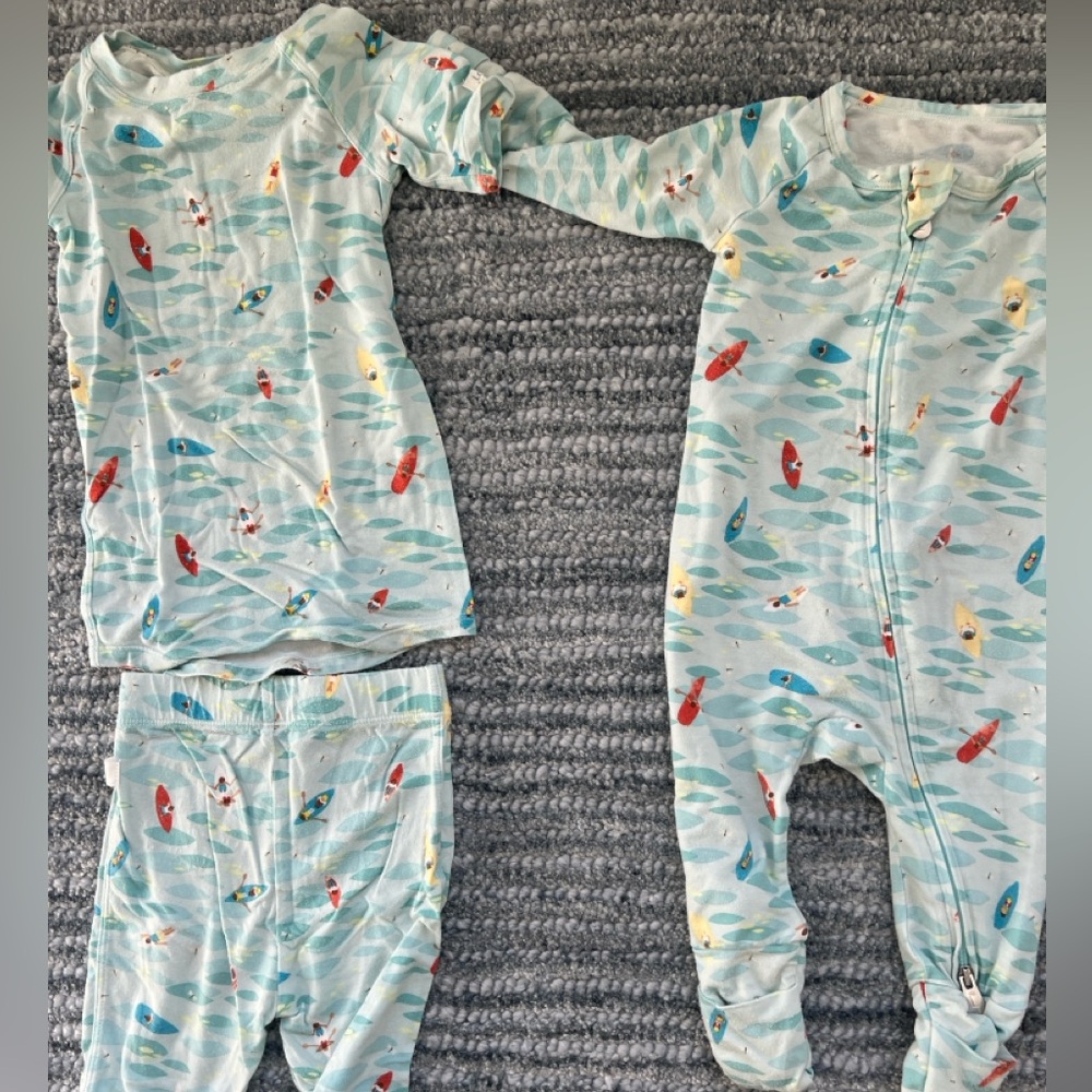 Matching siblings jammies 3-6M and 2T